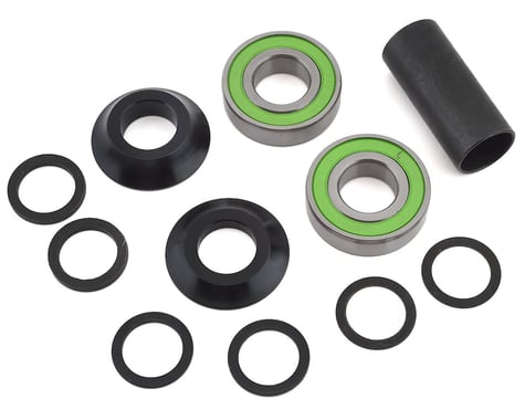 S&M Mid Bottom Bracket (Black Cones) (19mm)